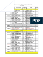 Jadwal Kuliah Ganjil 2021-2022