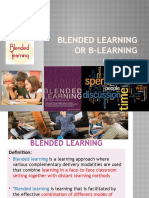 Blended Learning or B-Learning