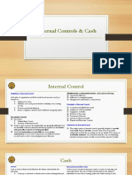 Internal Control & Cash