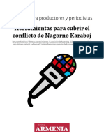 Dossier para Productores y Periodistas - El Conflicto de Nagorno Karabaj