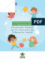 Orientaciones para La Valoracion Del Desarrollo Infantil en Los Servicios de Educacion Inicial 1
