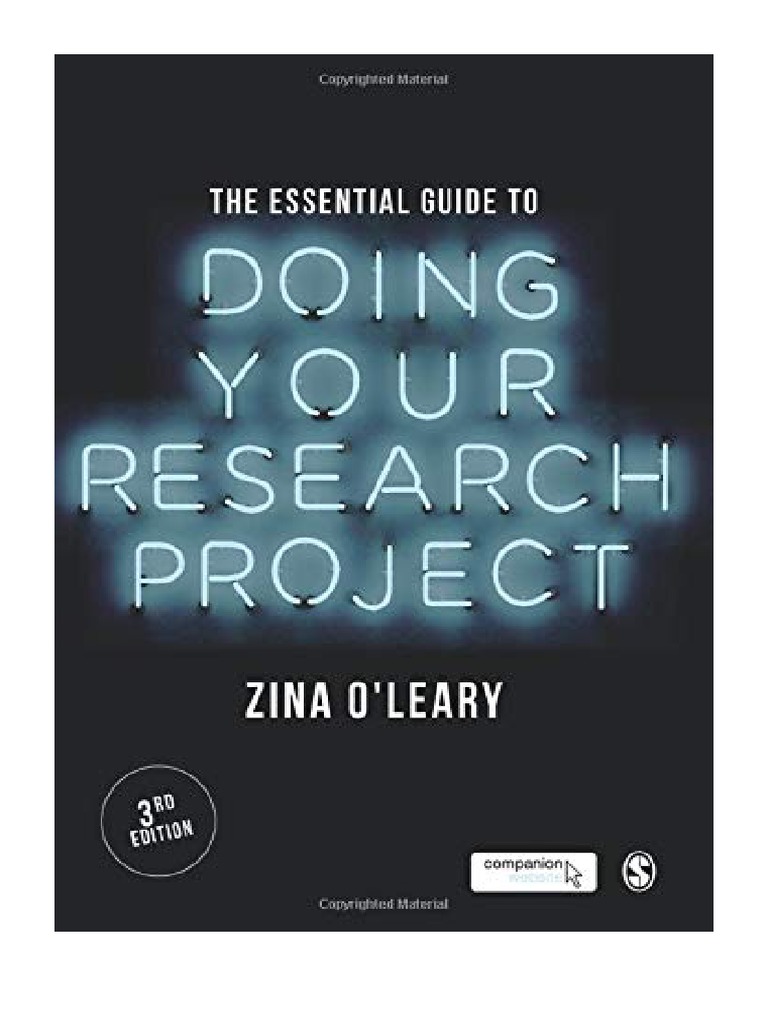 doing your research project zina o'leary pdf