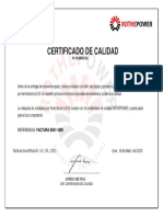 CERTIFICADO DE CALIDAD p315