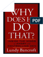Why Does He Do That?: Inside The Minds of Angry and Controlling Men - Lundy Bancroft