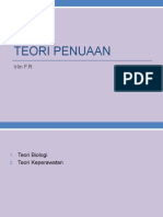 Teori Penuaan Gerontik