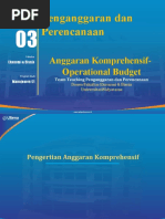  Anggaran Komprehensif Operating Budget
