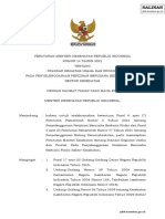 Permenkes 14 Tahun 2021 Tentang Standar Keg Usaha Da Produk Pada Penyelenggaraan Perizinan Berusaha Berbasis Risiko Sektor Kes