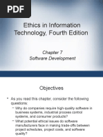 Ethics in Information Technology, Fourth Edition: Software Development