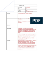 Plano de Aula Educação Infantil Metodologias Ativas