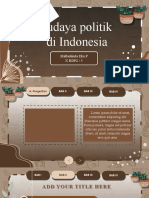 Budaya Politik Di Indonesia: Mellashinta Eka P X Bdp2 / 5