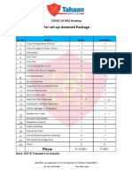 Shoot Sanitiation Package