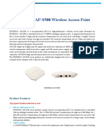 SUNDRAY AP-S500 Wireless Access Point: Product Overview