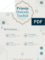 Prinsip Hukum Tauhid & Kedudukan Perkara Buruk-Kumpulan 2