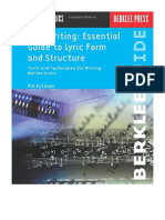 Songwriting: Essential Guide To Lyric Form and Structure - Pat Pattison