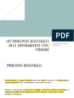 4.- LOS PRINCIPIOS REGISTRALES