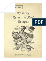 Romany Remedies and Recipes - Gypsy Petulengro