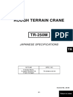 Rough Terrain Crane: Japanese Specifications