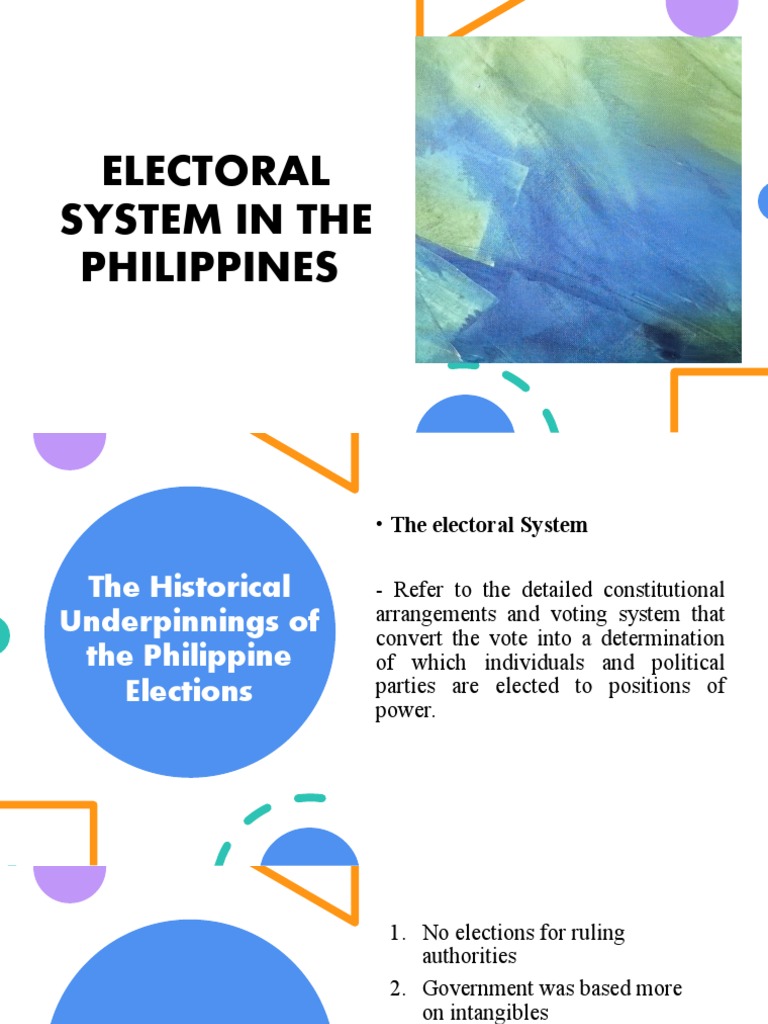 Philippine Electoral System Overview | PDF | Commission On Elections ...