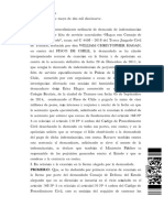 Demanda indemnización perjuicios falta servicio PDI