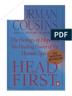 Head First: The Biology of Hope and The Healing Power of The Human Spirit - Norman Cousins