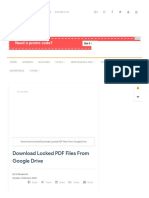 So Web Tuts: Download Locked PDF Files From Google Drive