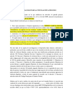 Pauta para Solicitar La Vinculación A Proceso