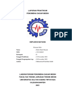 Laporan Praktikum Fenomena Dasar Mesin