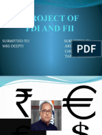 FDI FII Project Impact India's Economy