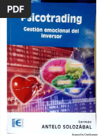 PSICOTRADING Gestion Emocional Del Inversor de German Antelo Solozabal