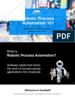 Robotic Process Automation 101: What To Know? Where To Start?