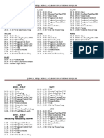 Jadwal Kerja Kepala Cabang