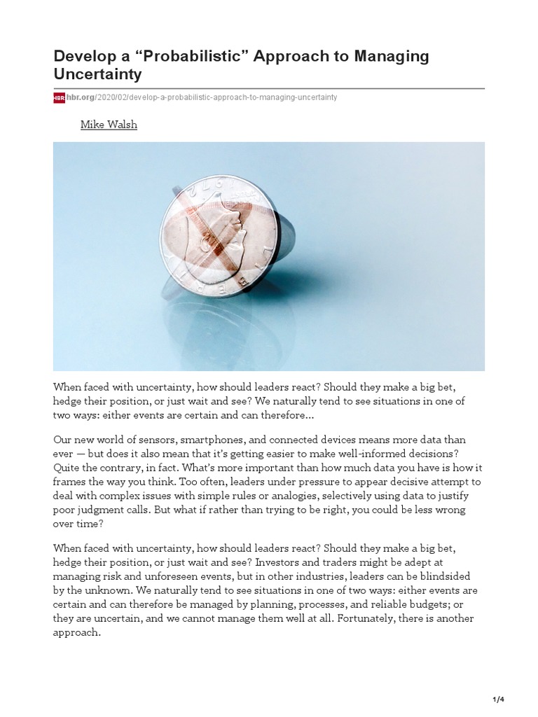 Probabilistic Thinking | Download Free PDF | Probability | Normal ...
