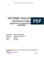 Informe Análisis de Estructuras