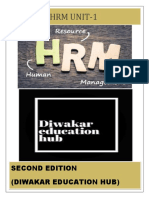 HRM Unit-1: Second Edition (Diwakar Education Hub)