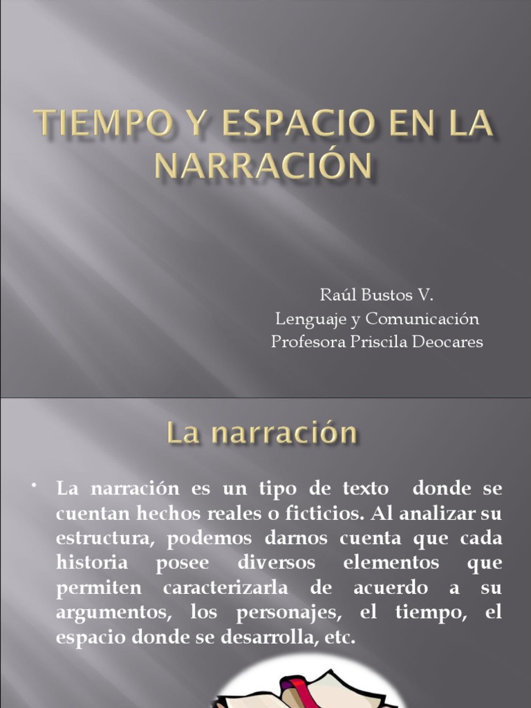 Tiempo y espacio en la narración