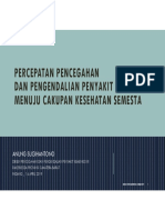 Percepatan Pencegahan Dan Pengendalian Penyakit Menuju Cakupan Kesehatan Semesta