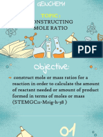 Calculating Mole Ratios and Percent Yields in Chemical Reactions