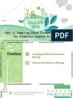 Sesi 2. Sampling dan Analisis Udara Parameter Mikrobiologi Udara