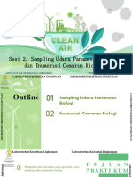 Sesi 2. Sampling Dan Analisis Udara Parameter Mikrobiologi Udara