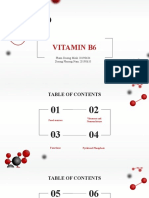 Vitamin B6: Pham Duong Minh 20190634 Duong Phuong Nam 20190635