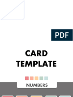 Card Template Generator