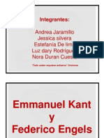 Emmanuel Kant y Federico Engels