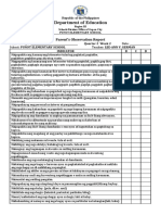 Week 2 Parents Observation Report