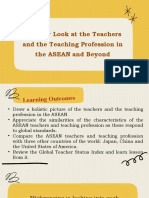 Lesson 2: A Closer Look at The Teachers and The Teaching Profession in The ASEAN and Beyond