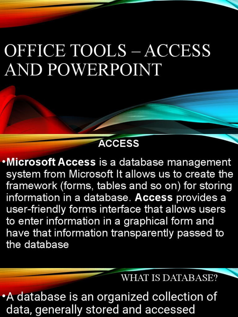 Microsoft Access and PowerPoint Overview | PDF | Databases | Data Type