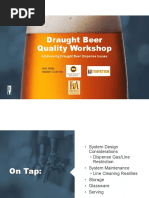 CBC Online Seminar Presentation Draught Beer Quality Workshop Addressing Draught Beer Dispense Issues