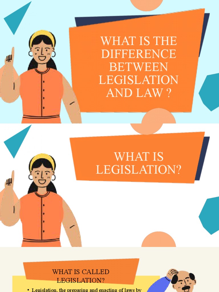 What Is The Difference Between Legislation and Law ? PDF