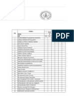 Daftar Nilai PTS Siswa SD Pembangunan Jatiroto