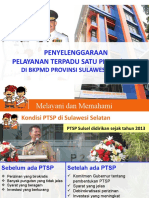 Presentase P2T BKPMD u Diklapim III Gorontalo