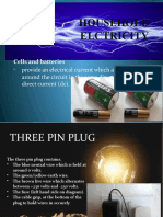 Household Elctricity: Cells and Batteries